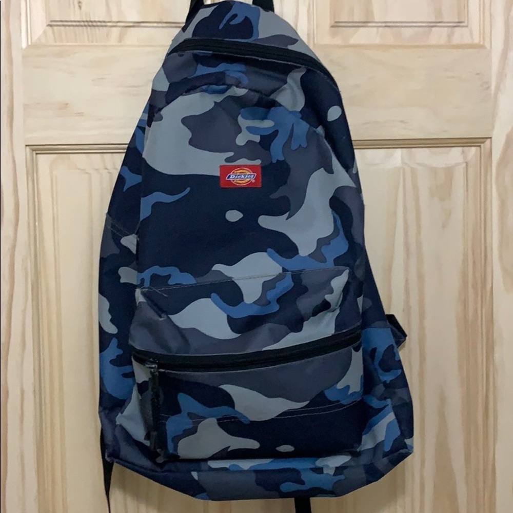 Dickies Blue Camo Vintage Backpack & pencilcase